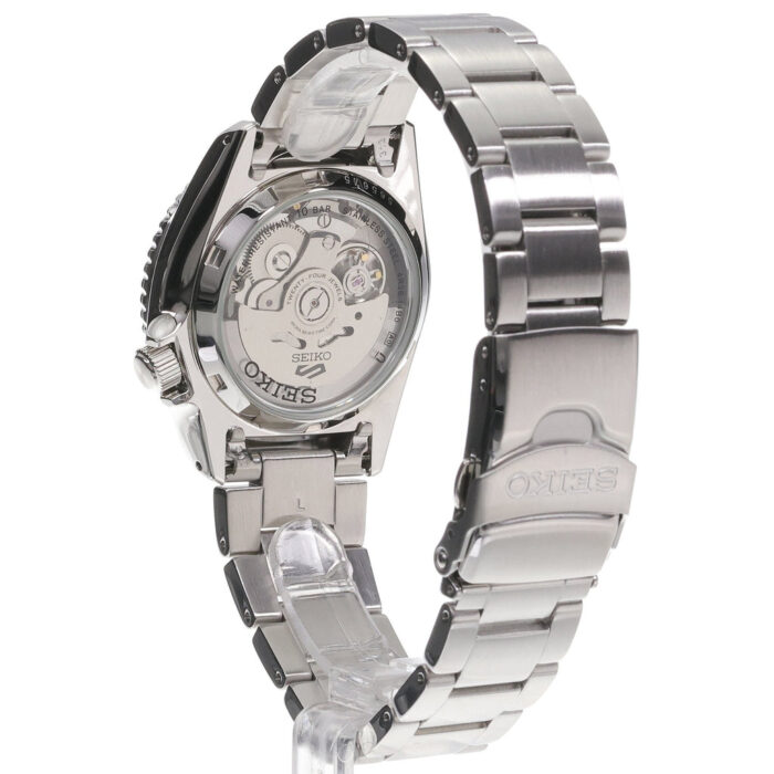 Seiko 5 Sports SKX Street Denim Blue Dial Silver Steel Strap Watch for Men - SRPL77K1 - Image 12